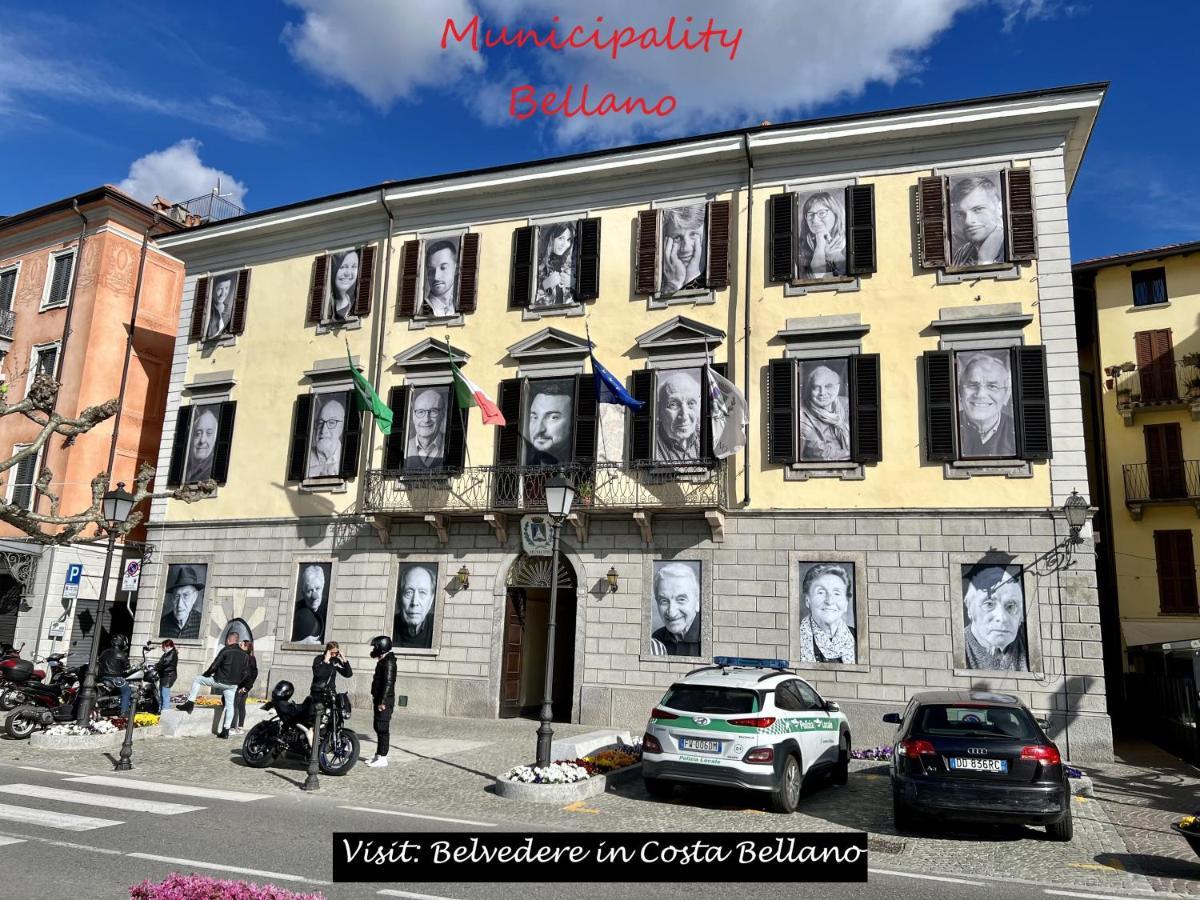 Belvedere In Costa - Lake View Bellano Bagian luar foto