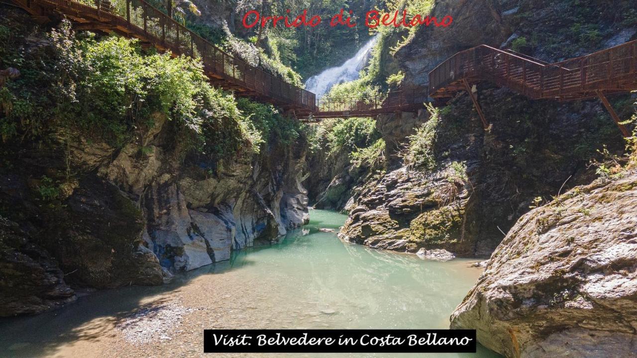 Belvedere In Costa - Lake View Bellano Bagian luar foto