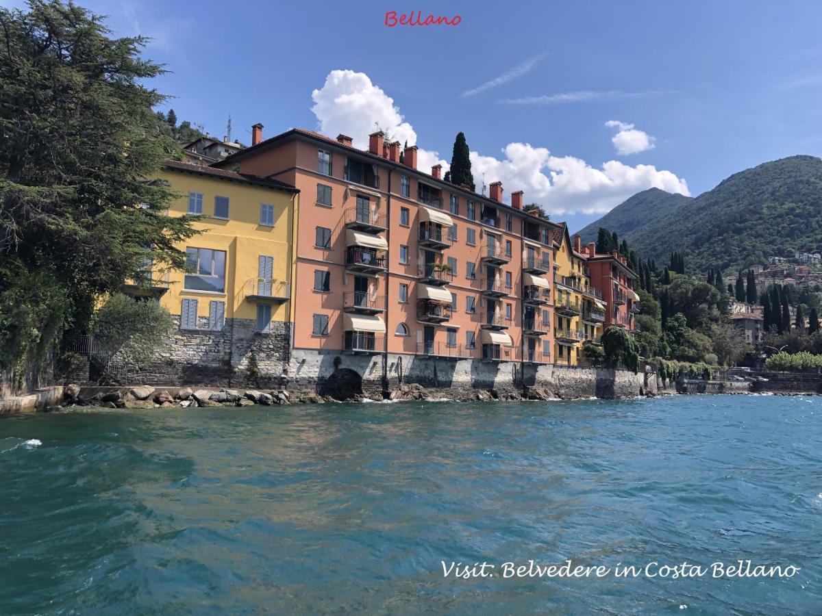 Belvedere In Costa - Lake View Bellano Bagian luar foto