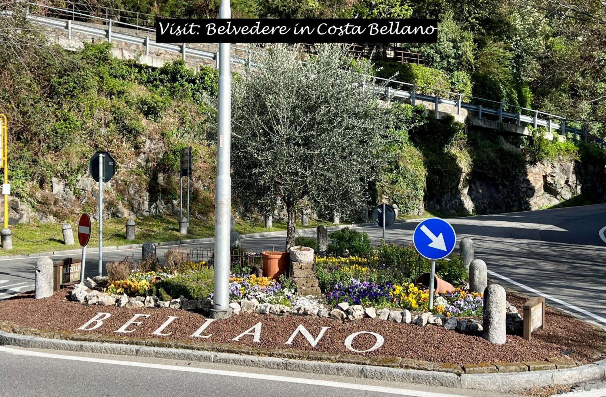 Belvedere In Costa - Lake View Bellano Bagian luar foto