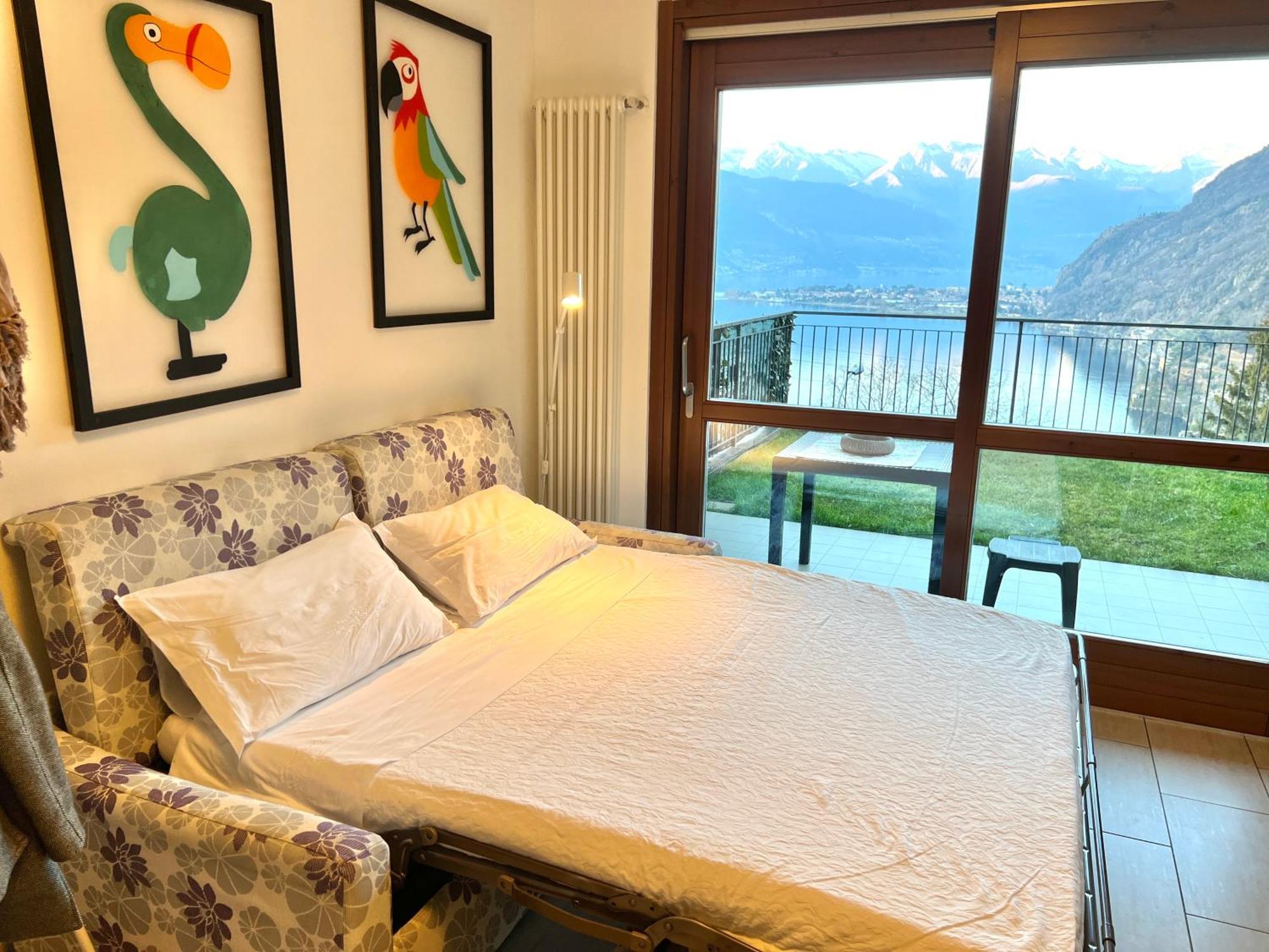 Belvedere In Costa - Lake View Bellano Bagian luar foto